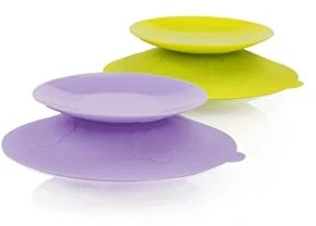 Uniq Akcija! Stay-in-Place paliktnis-turētājs ar piesūcekni bļodiņām pudelītēm un krūzītēm 2 gab Lime&amp;amp Lavender 160494 LILA
