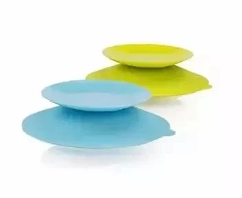 UN Action! Stay-in-Place tray-holder with suction cups for bowls bottles and cups 2 pieces Sky&amp Lime 160494 LIS