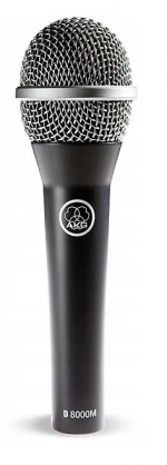 AKG D8000M - dinaminis vokalinis mikrofonas, juodas
