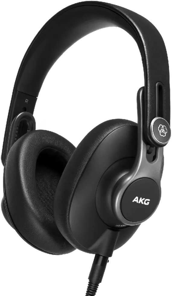 Akyga AKG K371 Ausinės be mikrofono ir ausinės su mikrofonu Vielinis Su lankeliu Scena / studija Juoda, Metalinis