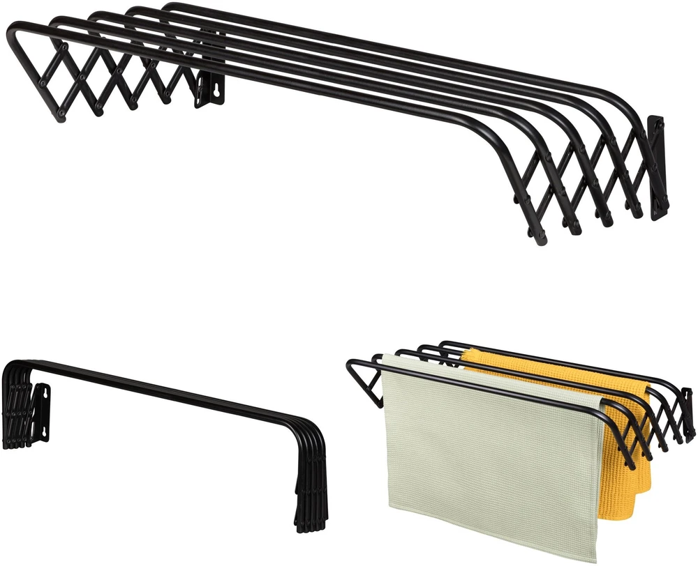 Sieninis šviestuvas Allnet SAUBER 4m/80cm juodas 24801223