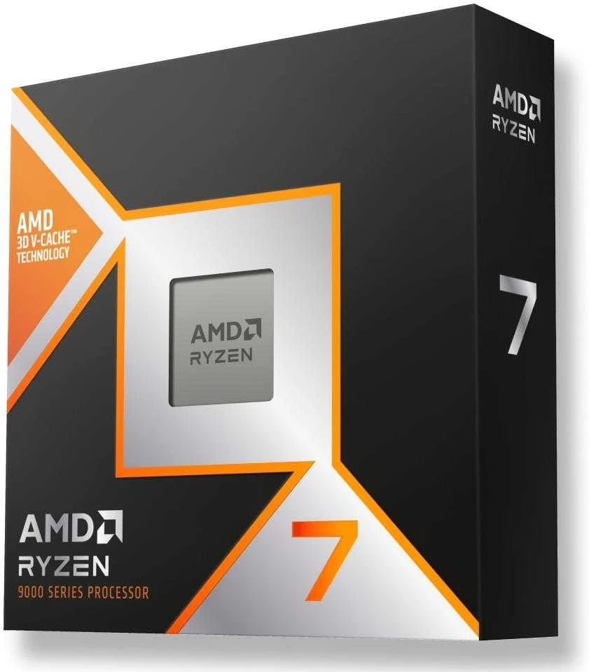 Procesorius AMD CPU stalinis Ryzen 7 8C/16T 9850X3D (5.6GHz, 104MB, 120W, AM5 dėžutė su Radeon grafika