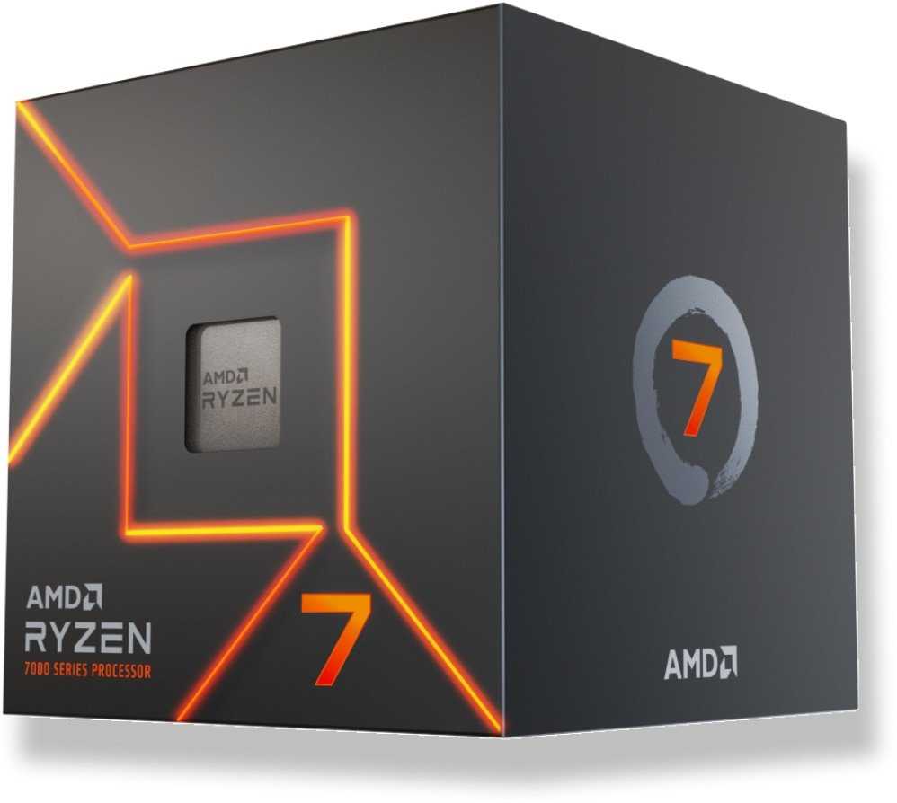 Procesorius AMD RYZEN 7 7700 5.30GHZ 8 BRANDUOLIŲ - SKT AM5 40MB 65W DĖŽUTĖ