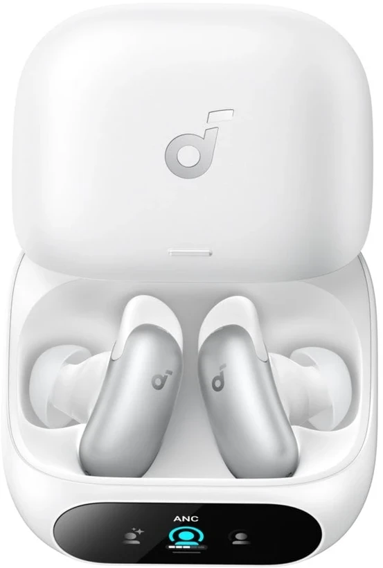 Belaidės ausinės „Anker Soundcore Liberty 5 Pro“, su ANC, baltos spalvos