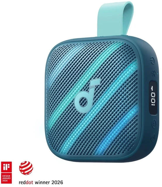 Anker Soundcore Speaker | Boom Go 3i | 15 W | Atsparus vandeniui | Bluetooth | Belaidė jungtis | Portable | Mėlyna