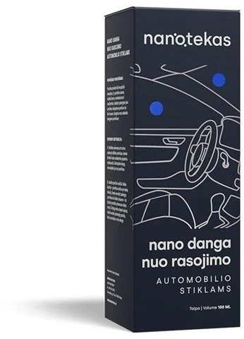 Nanotekas NANO DANGA Automobilio stiklams nuo rasojimo, 100 ml