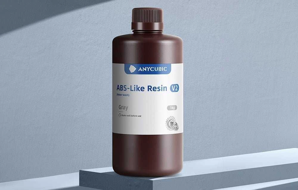 Anycubic ABS-Like Resin V2 1kg pilkas butelis