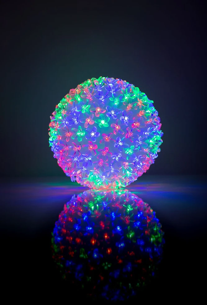 iLike Oświetlenie N/A Kula su kwiatami 465 200LED D-20cm Multi Color 465 200LED Multi