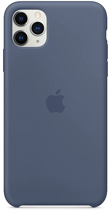 Apple iPhone 11 Pro Max Silikoninis dėklas - Aliaskos mėlynas
