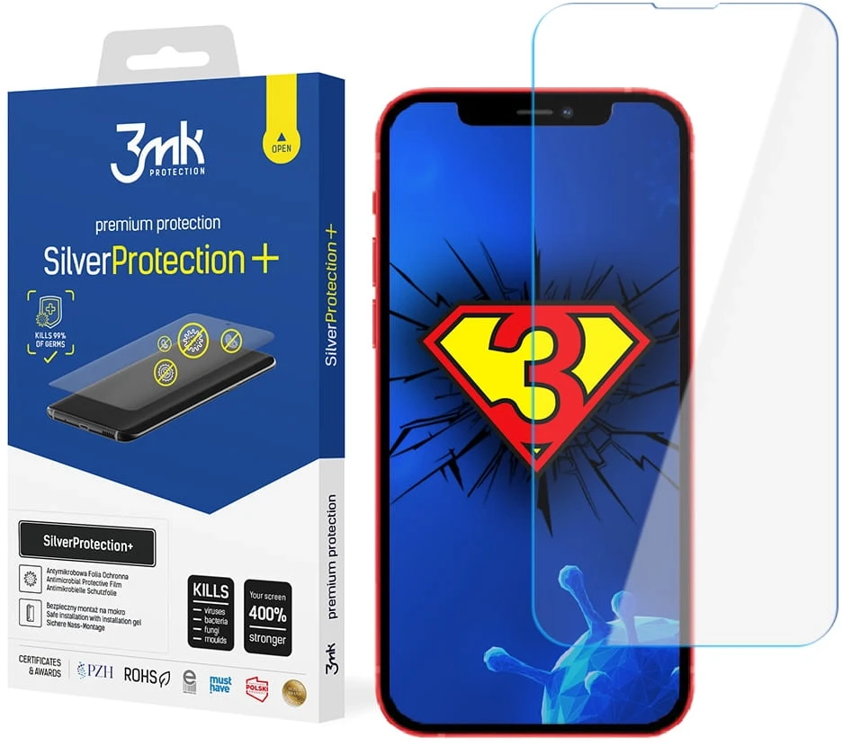 LCD apsauginė plėvelė 3mk Sidabrinis Protection+ Apple iPhone 13 Pro Max