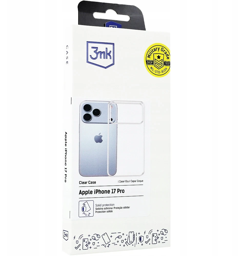 3mk Skaidrus dėklas Apple iPhone 17 Pro telefonui