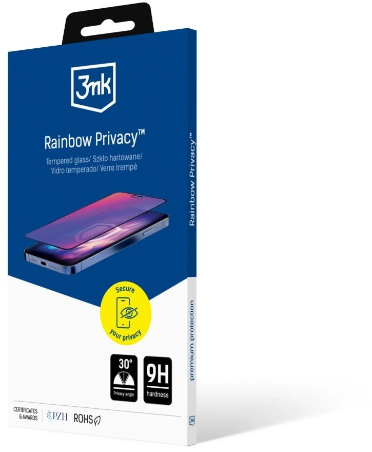 3Mk Protection 3mk Rainbow Privacy grūdintas stiklas, skirtas iPhone 18 Pro