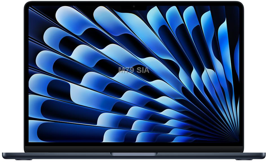 Nešiojamas kompiuteris „MacBook Air“ 13 colių įstrižainės „Apple M4 10C“ procesorius, „10C GPU“ / 16 GB / 512 GB SSD / vidurnakčio / RUS