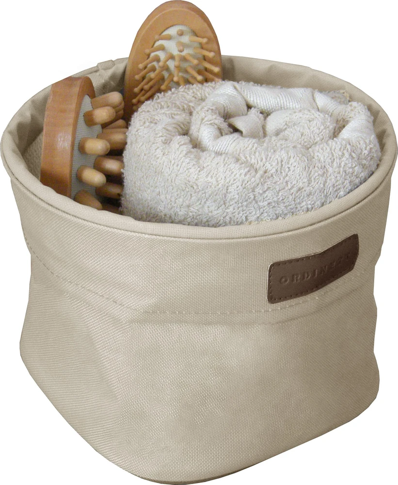 Aptel ORDINETT Fabric box S 18x18x14cm Ego Ecru