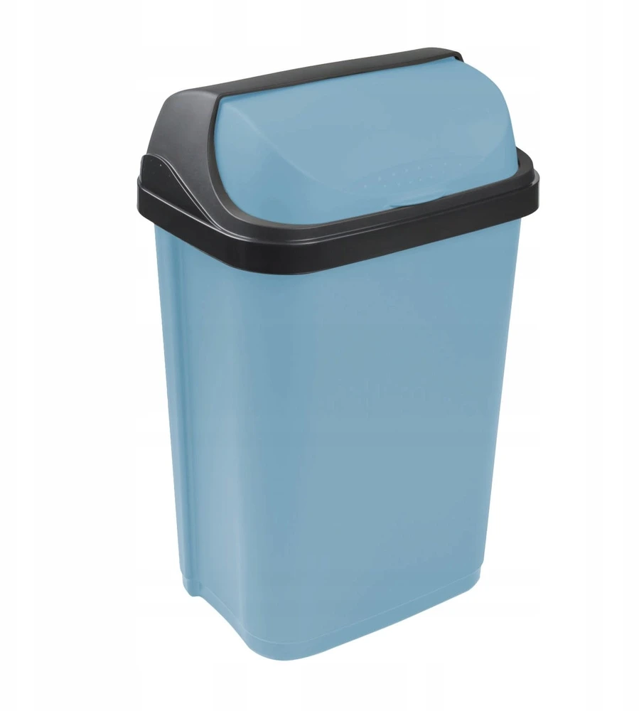 Aptel Keeeper atliekų kibiras su besisukančiu dangčiu 10L Rasmus 25,5x19x39cm mėlynas