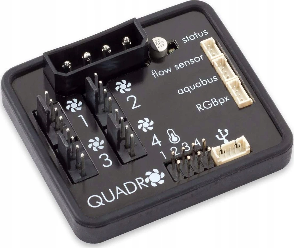 aqua computer QUADRO fan controller for PWM fans
