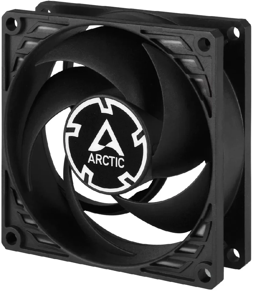 Arctic Cooling ARCTIC P8 PWM PST Kompiuterio korpusui Ventiliatorius 8 cm Juoda
