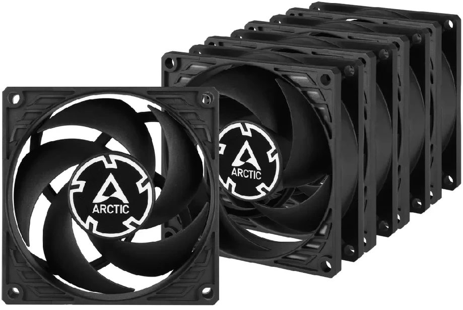 Arctic Cooling ARCTIC P8 Kompiuterio korpusui Ventiliatorius 8 cm Juoda
