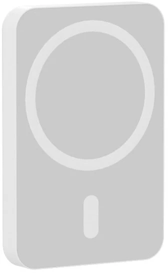 iLike Zewnętrzny akumulator Power Bank 5000mAh MagSafe Baltas (ILIPB5MW)