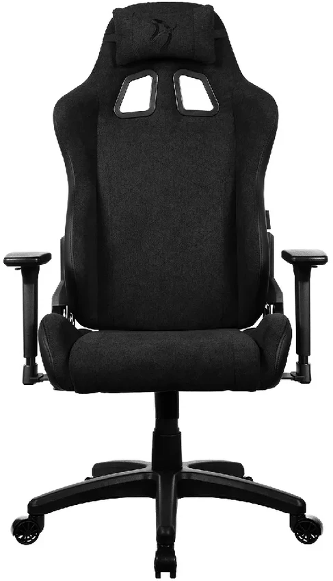 Žaidimų kėdė Arozzi Avanti SoftFabric, Juodos spalvos