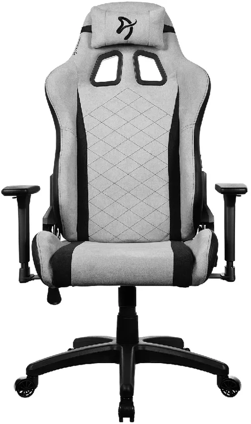 Žaidimų kėdė Arozzi Avanti SoftFabric, Šviesiai pilkos spalvos