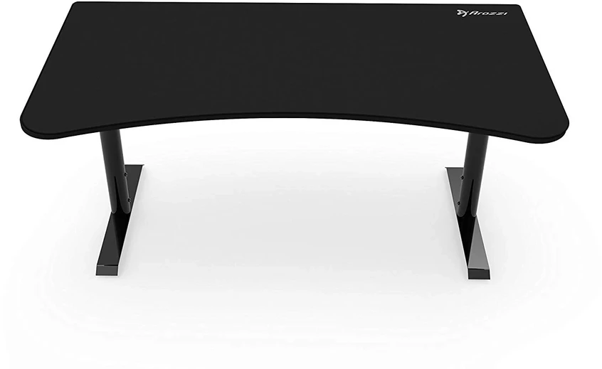Žaidimų stalas Arozzi Arena Gaming Desk, Reguliuojamo aukščio 710-810mm, Juodas