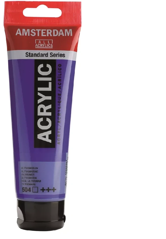 Royal Talens Artequipment TALENS AMSTERDAM akriliniai dažai 120ml 504 - ULTRAMARINE vienv.
