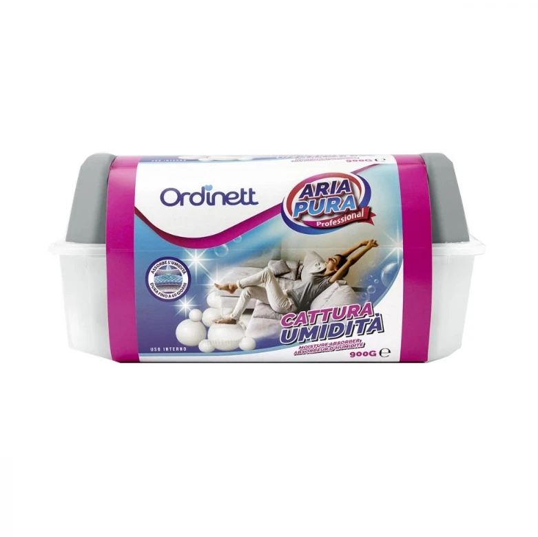 Sausintuvas ORDINETT Drėgmės absorbuotojo kristalų papildymas 900 g neutralaus kvapo