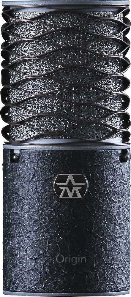 ASO Aston Microphones Origin Juodas Bundle Mikrofonas pojemnościowy + uchwyt + pop filtras