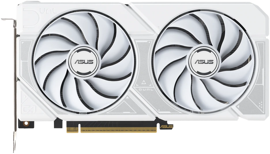Vaizdo plokštė Asus Dual GeForce RTX 5060 TI Baltas OC 8GB GDDR7 DLSS4 (DUAL-RTX5060TI-O8G-Baltas)