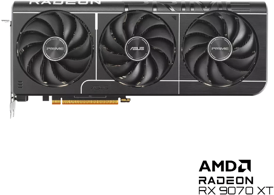 ASUS Prime -RX9070XT-O16G AMD Radeon RX 9070 XT 16 GB GDDR6