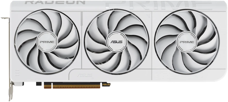 ASUS Prime -RX9070XT-O16G-Baltas AMD Radeon RX 9070 XT 16 GB GDDR6