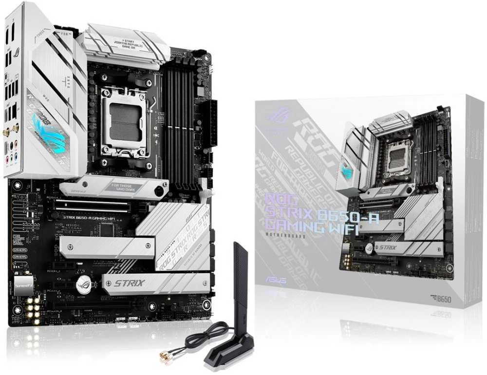 Pagrindinė plokštė ASUS ROG STRIX B650-A GAMING WIFI, AM5, DDR5