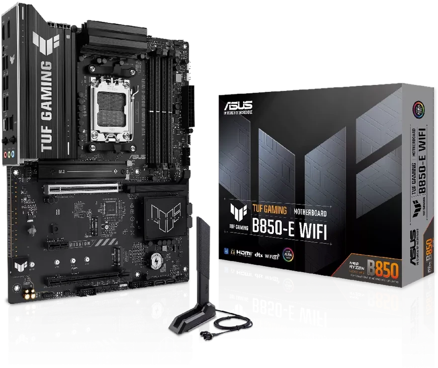 Pagrindinė plokštė ASUS TUF GAMING B850-E WIFI AM5 MB 4xDDR5