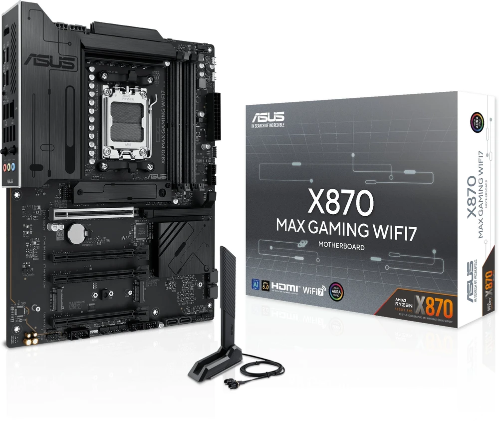 ASUS X870 MAX GAMING WIFI7 AM5 MB 4xDDR5