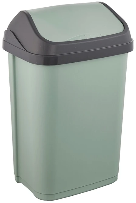 Aptel Keeeper atliekų kibiras su pasukamu dangčiu 25L Swantje 33,5x25,5x53,5cm žalias