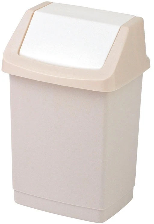 Šiukšliadėžė Curver, smėlio ruda, 15 l, 235 x 235 x 438 mm