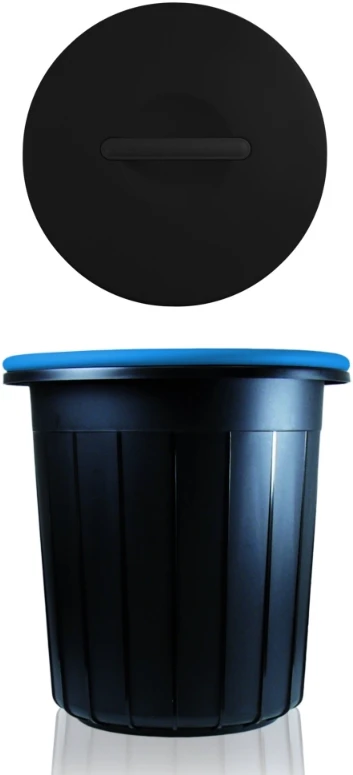 Aptel Style Waste bin Eco solution 25L 37,5x37,5x39cm dark pilkas/mėlynas