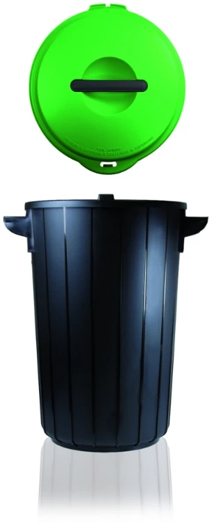 Style Atkritumu tvertne Ecosolution 35L 42 5x37 5x54cm tumši pelēka/zaļa
