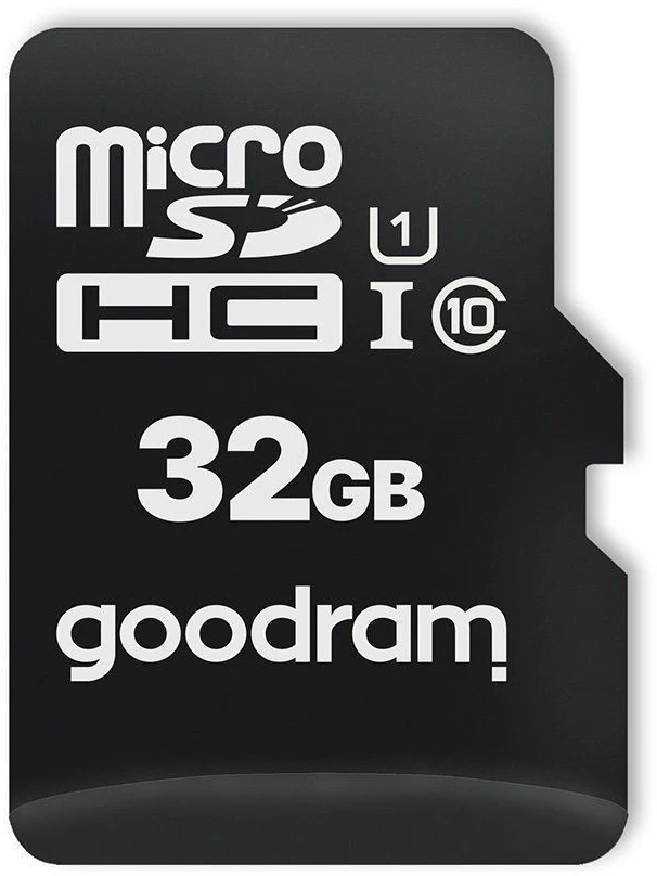 Atminties kortelė GOODRAM 32 GB Micro SDHC class 10 UHS I, su adapteriu