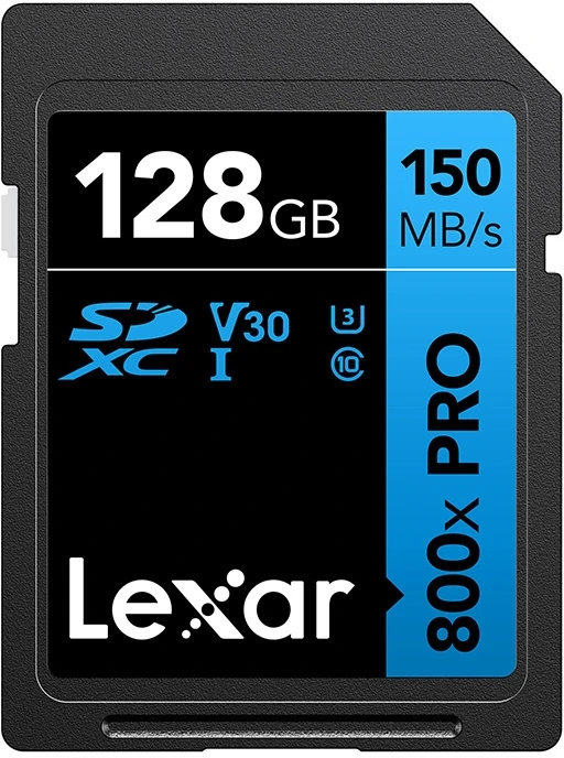Lexar | Atminties kortelė | Professional 800x PRO | 128 GB | SDXC | Flash atminties klasė UHS-I