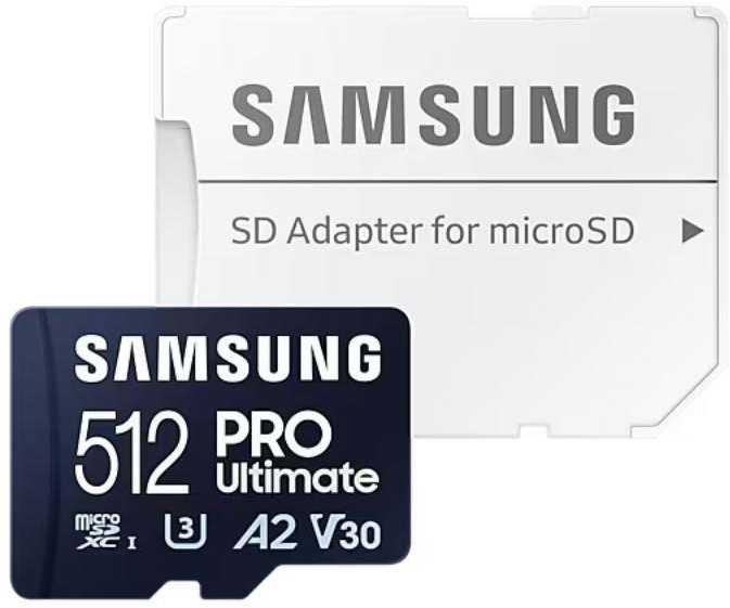 Atminties kortelė Samsung Ultimate microSDXC 512GB UHS-I U3