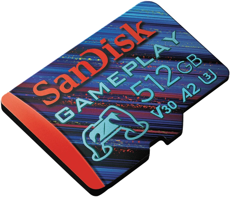 Atminties kortelė SanDisk GamePlay microSD, 512 GB