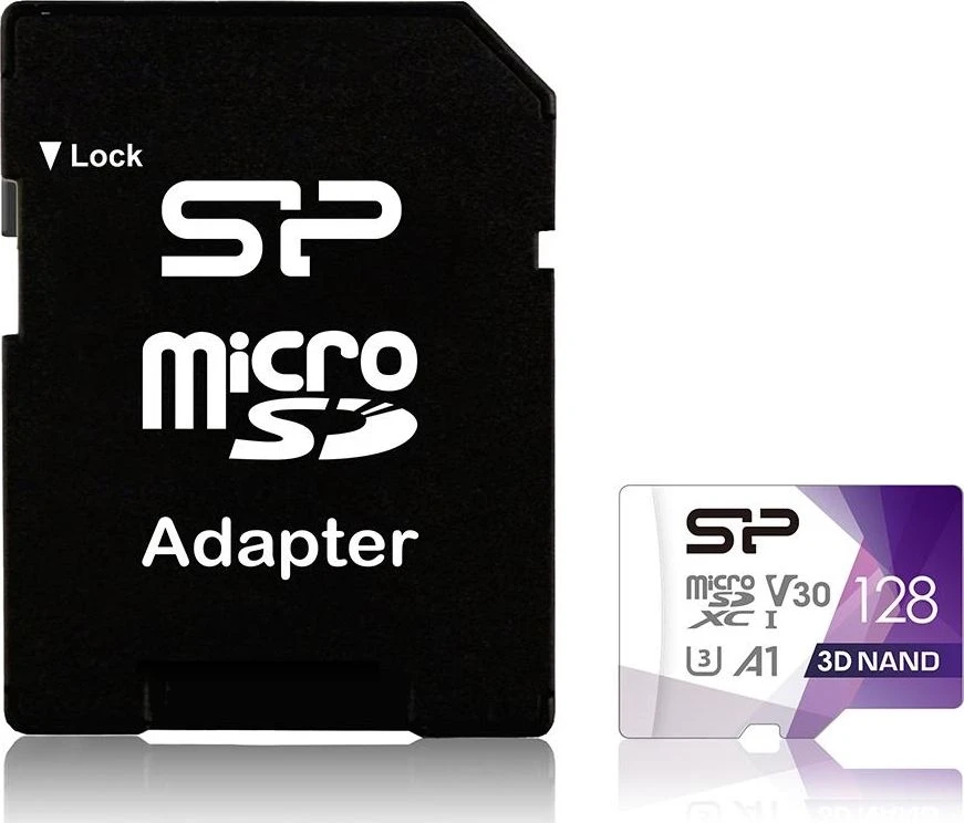 Atminties kortelė Silicon Power | Superior Pro | 128 GB | micro SDXC | Flash atminties klasė 10 | su adapteriu