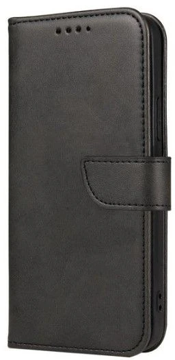 Hurtel Magnet Nothing Phone 1 atverčiamas wallet su stoveliu dėklas telefonui juodos spalvos