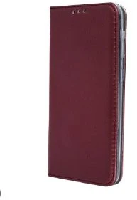 Reach Dėklas Smart Magnetic Xiaomi Redmi 17C 4G/Redmi 14C/Redmi A4/Poco C75 tamsiai raudonas