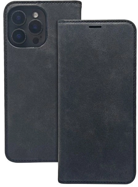 Telforceone iLike Dėklas na telefon Xiaomi Redmi A3 4G (Global) Smart Suede case Juodas