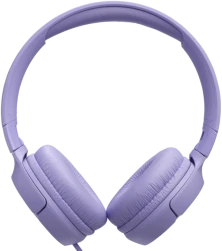 JBL T520C ausinės, violetinės spalvos, priekinis vaizdas