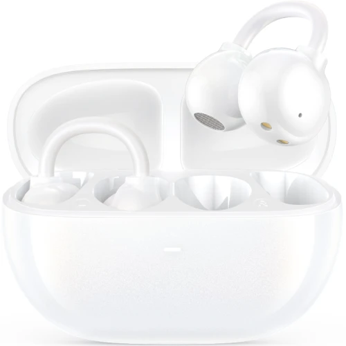 BWOO Bluetooth ausinės BW39 TWS bėgimui, baltos