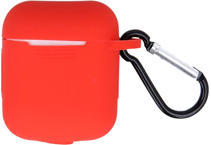 Greengo TelForceone "Airpods" / "Airpods 2" raudonas dėklas su kabliuku